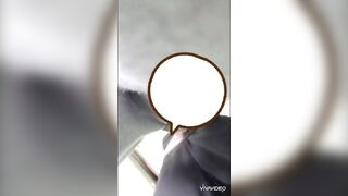 비상구 계단 츄리닝 간단녀