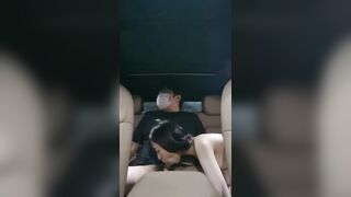 차안에서 라이딩 실떡여친