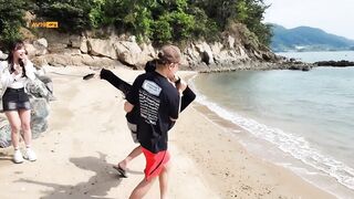 bj ㅅㅇㄴ 봉준 바닷가 합방 가슴노출