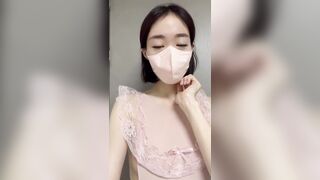 털 수북한 핑크 시스루