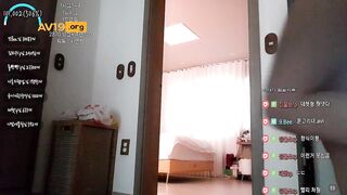시연p joahe2_방문앞 엉밑살 지리는 리액션. korean bj