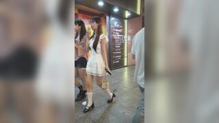 (BC-AA-517)超短蕾丝裙美女..透明肉丝花纹裆部性感丝滑好想摸 ipcam 1