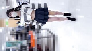 【4K超高画質】国宝級!!激カワショップ定員12 只者じゃない…!!神顔面と見惚れる曲線美Fカップ巨乳ノーブラ丸見え乳首 ipcam