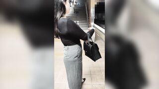 [全人類1%未満]4000g超級爆乳の豪傑ボディ女性会社員。窓際公然露出状態でノックアウト jav jvip