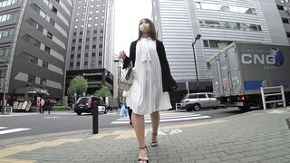 ★顔出し★【超高画質】《本編》ゆるふわ可愛い天然ＪＤ♪Aラインワンピの中もちっぱい＆爆尻のAラインボディ(笑) voyeur jp