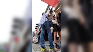 撮影バレ！ドスケベアピールする妖艶営業さん「ドーテーさん、乙ｗｗｗ」4K動画 voyeur jp 2