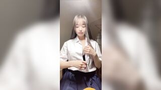 オナニーを見せつける毛深いマ〇コで清楚系巨乳コスプレ女子 jvip 01