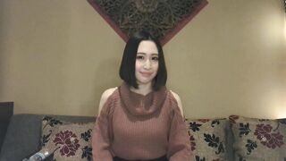 21歳 港区高級ラウンジ嬢 Fカップふみかちゃん アナルも笑顔で舐めまわすハイクラス美女に最奥中出し決めました jvip