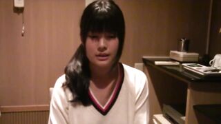 ポニテ自称〇代〇cがハメ撮りされ　濡れまくり jvip