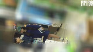 pcolle, 至福自営系藍色スカートに白の食い込みパンティーが映える！ voyeur jp 160526