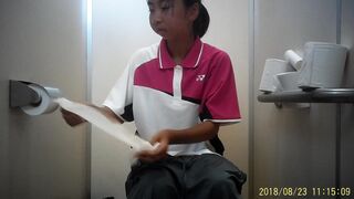 新Tennis㉒ パイパン娘ちゃん１名含め５名収録！お㋘㋘が無いと丸見えですね( ;∀;) voyeur jp 160526 04