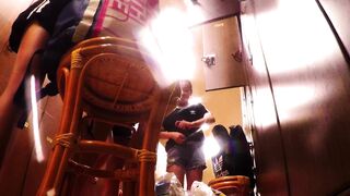【実録、更衣室○撮 vol.13】～笑い話が尽きない仲良し三人組編～ voyeur jp 160526