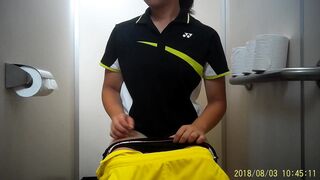 新Tennis㉛ 5名収録！ウ〇チかな？踏ん張っている娘２名&スジっ娘も１名いるよ(^o^)／ voyeur jp 170526 04