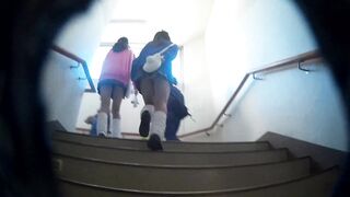 【FullHD 純白パ○ツの正統派ルーズＪＫ】執念の追跡パンチラ Vol.59 他 voyeur jp 170526