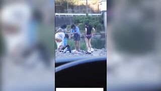 ポイント100万相当還元！川でお着換えする若い娘たち voyeur jp 180526