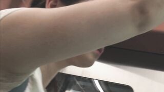 第二弾-剃り残し脇毛に興奮-奇跡の超ドアップ-s級美人お姉さんのエロ過ぎる腋4 voyeur jp 01-210526