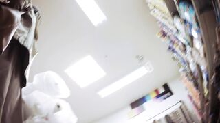 食い込みピンクパンツ-手芸店 voyeur jp 01-210526
