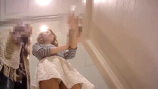 超高画質 アリの世界part10 声を掛けて下から撮影 フロントから純白生p見えっぱなしの美人美脚ショップ店員 voyeur jp
