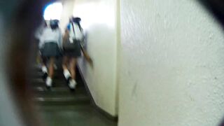 fullhd 文〇祭潜入 お祭り騒ぎのミニスカｊｋ３連発 執念の追跡パンチラ vol 78 voyeur jp
