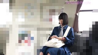 期間限定販売 顔出し声かけ はにかんだ笑顔がかわいい優等生な制服にぶっかけ声かけ voyeur jp
