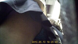 女子高生パンチラ 極ミニセーラー通学3 voyeur jp