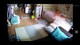 Korean Bed IPCam Masturbation